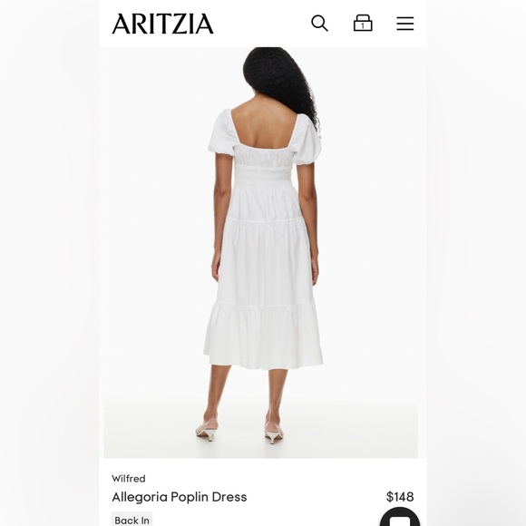 Wilfred Allegoria Poplin dress (sold) - Picture 3 of 5